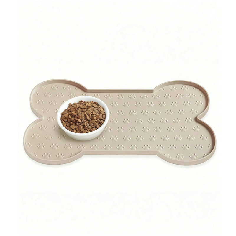 Tapis anti-dérapant chien marine
