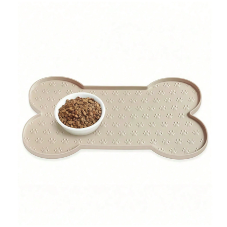 Tapis anti-dérapant chien marine